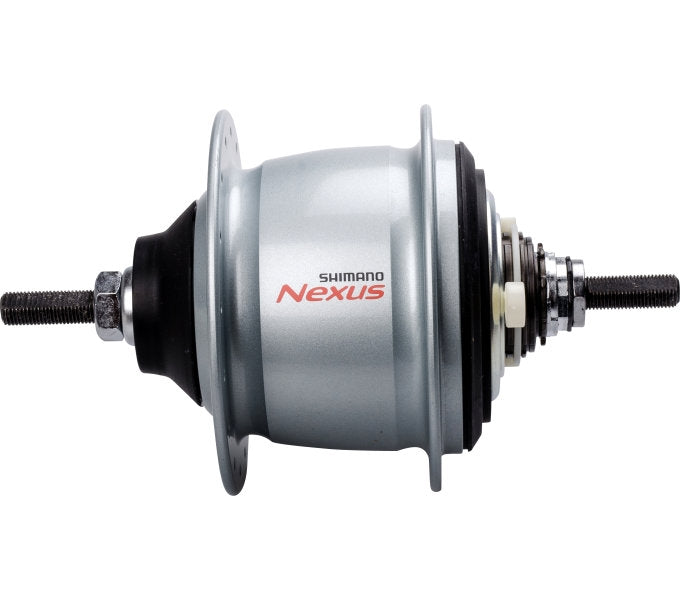 Shimano Versnellingsnaaf Nexus 8 SG-C6001 voor rollerbrakes velgrem 36 gaats zilver