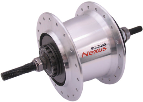 Shimano moyeu de vitesse 7 vitesses nexus 7 sg-c3001 pour freins à rouleaux frein sur jante 36 trous - argent