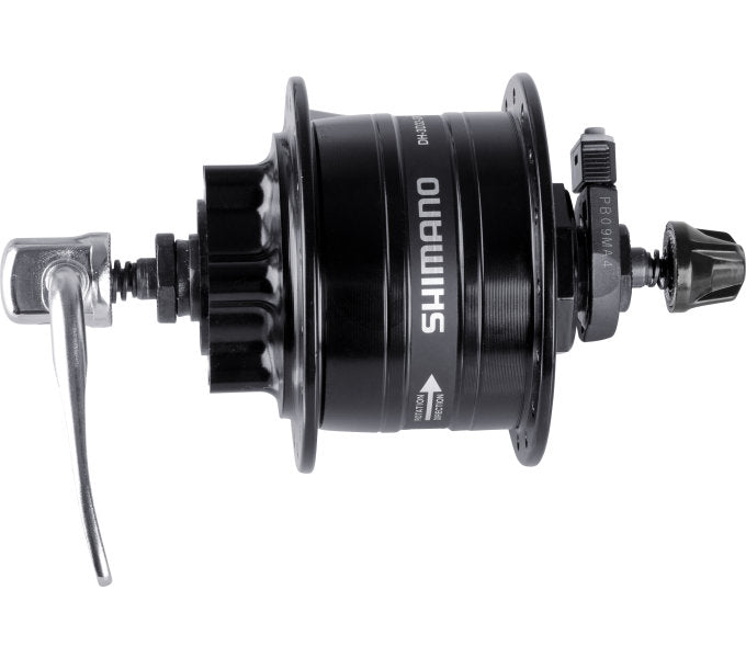 Shimano Dynamonaaf 32 agujeros HD-3D32 3 vatios para 6 bocas de freno Tensor rápido Tensor Negro