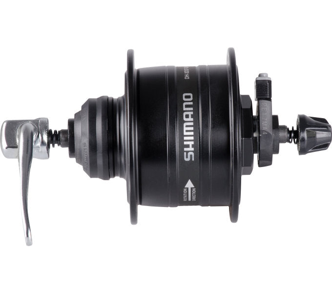 Shimano Dynamonaaf HD-3D37 3 Watt 36 Geats Center-lock Quick release Black