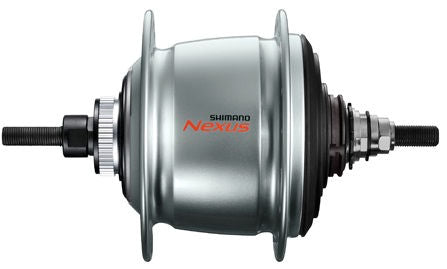 Gear Hub Shimano Nexus 8 SG -C6001 para freno de disco - 36 hoyos - Plata