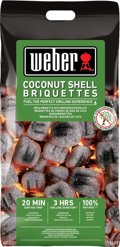 Briquettes de noix de coco Weber 4kg