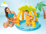 Intex Tropical Island babyzwembad met dakje