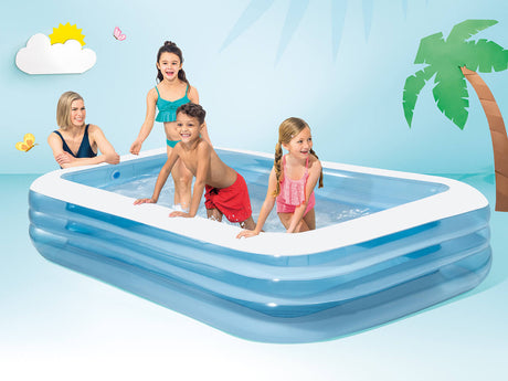 Intex overlatable Schwämm Famill Pool blo