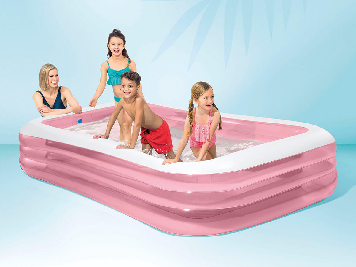 Piscine gonflable piscine familiale - rose