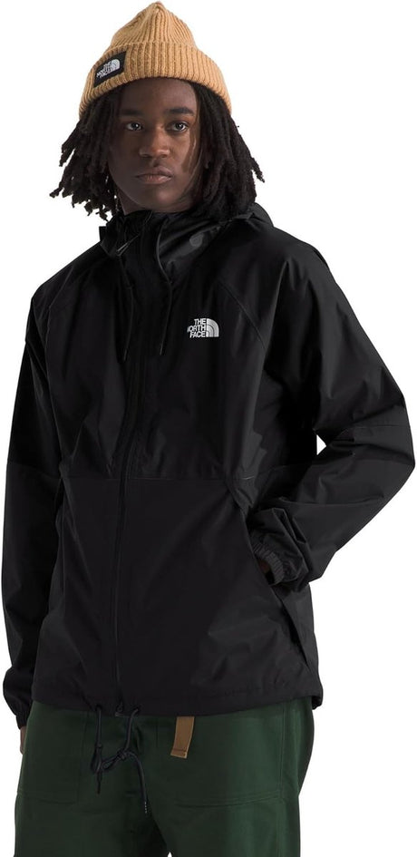The north face m antora rain hoodie veste outdoor pour hommes - noir tnf