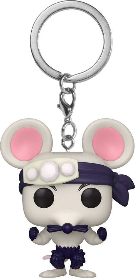 Funko poche pop! porte-clés de souris musculaire de tueur de démons