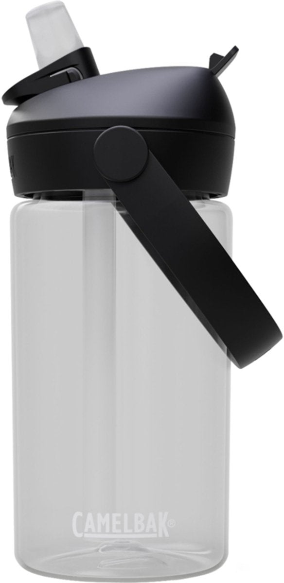Camelbak Thrive Flip Straw Gourde Enfants - 400 ml - avec Paille - Bouteille d'eau - Transparent (Clair)