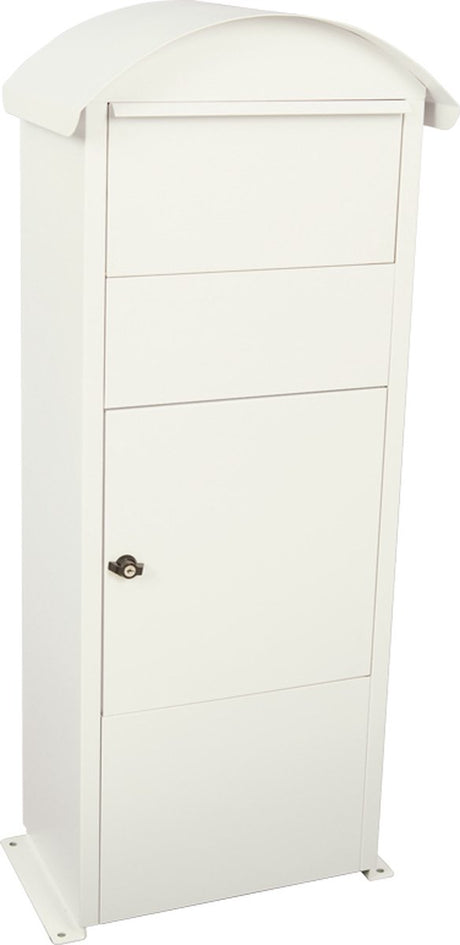 Boîte à colis en V, blanc victorien