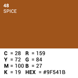 Papier de fond supérieur 48 épices 1,35 x 11m