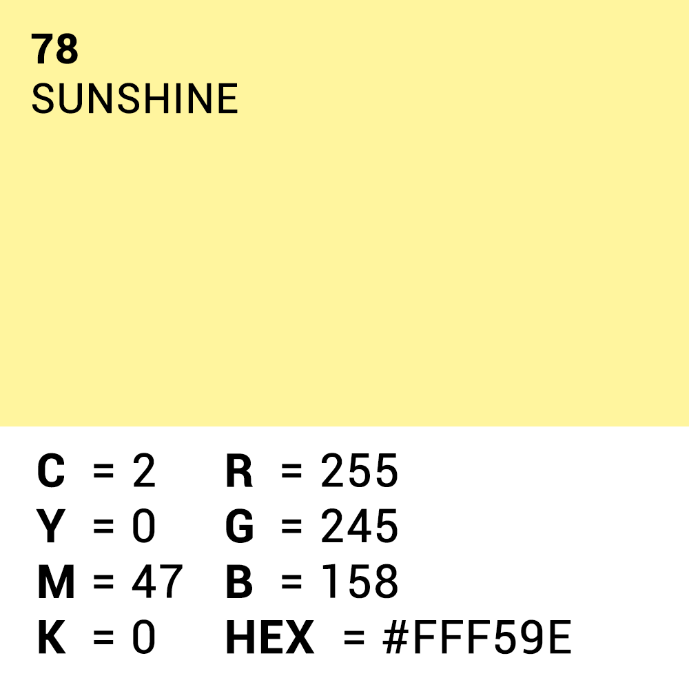 Papier de fond supérieur 78 Sunshine 1,35 x 11m