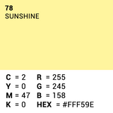 Papier de fond supérieur 78 Sunshine 1,35 x 11m
