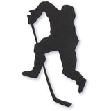 Étiquette d'entreprise Creativ, joueur de hockey sur glace, taille 54x64 mm, noir, 10 pièces 1 boîte