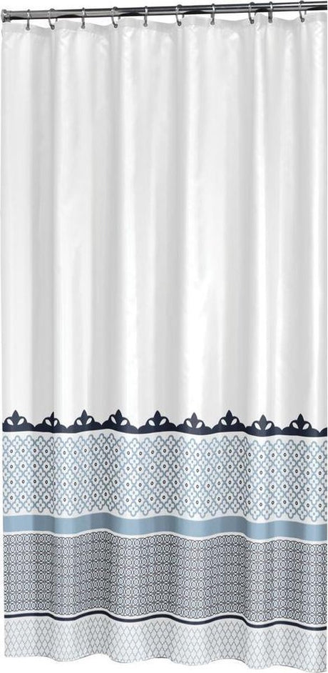 Rideau de douche sceaux Marrakech 180 cm bleu 235281324
