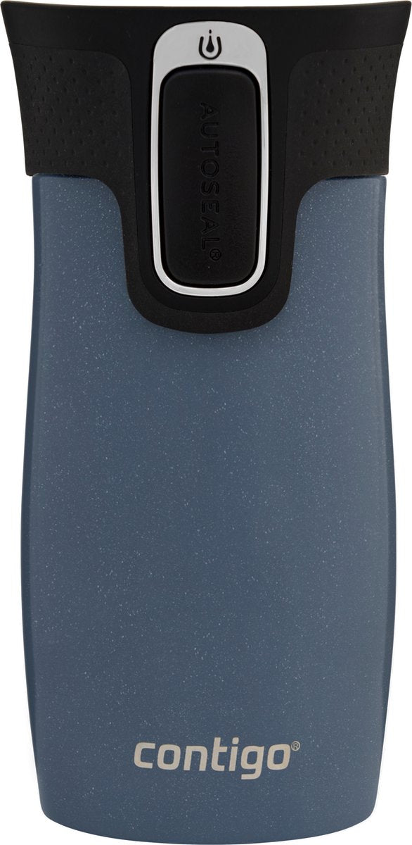 Contigo west loop mini tasse thermos à fermeture automatique - bord du lac - tasse isotherme en acier inoxydable, tasse à café à emporter, sans BPA, tasse étanche à emporter avec couvercle facile à nettoyer, garde au chaud jusqu'à 6 heures, 300 ml
