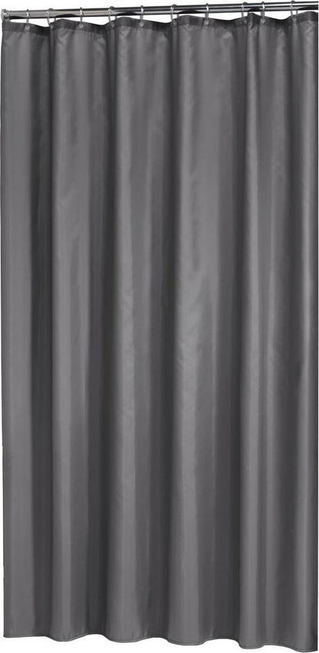 Rideau de douche Sealskin madère 240x200 cm - polyester - gris