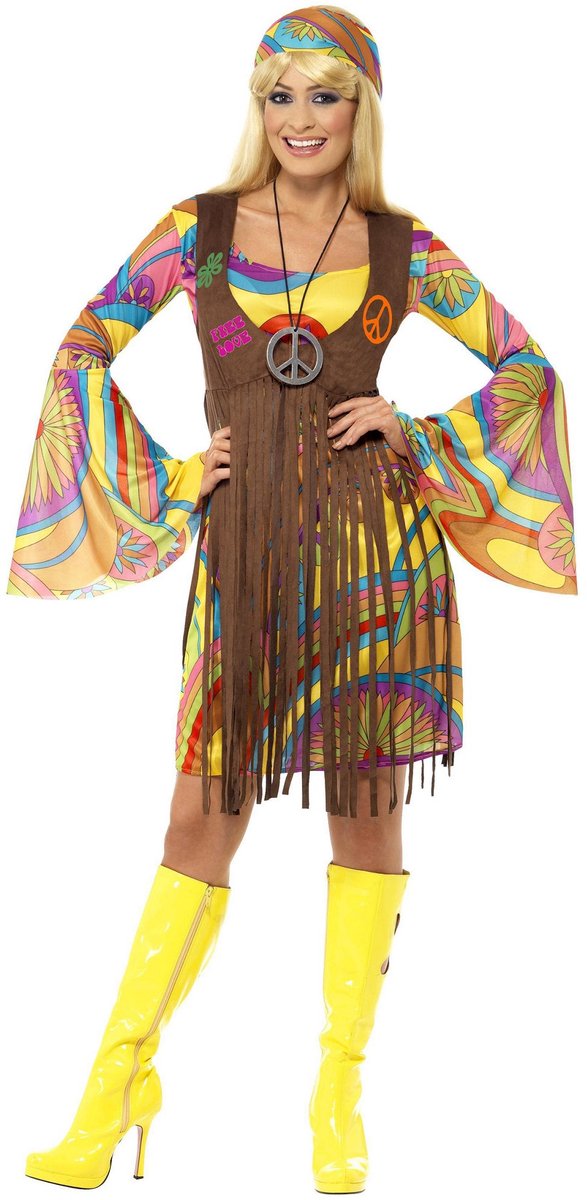 Vegaoo tenue hippie pour femme - déguisement - grand
