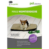 Sun garden tapis pour chien malu 68x54x5cm gris