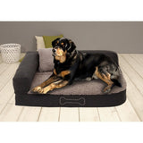 Sun garden pallina coussin orthopédique pour chien 80x60x25 cm marron beige