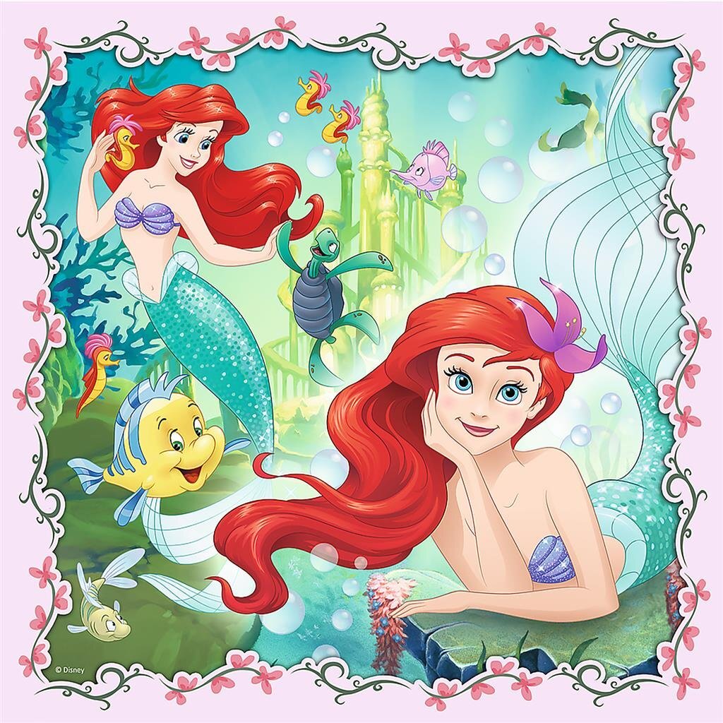 Trefl trefl 3in1 puzzel princess 20-50 stukjes