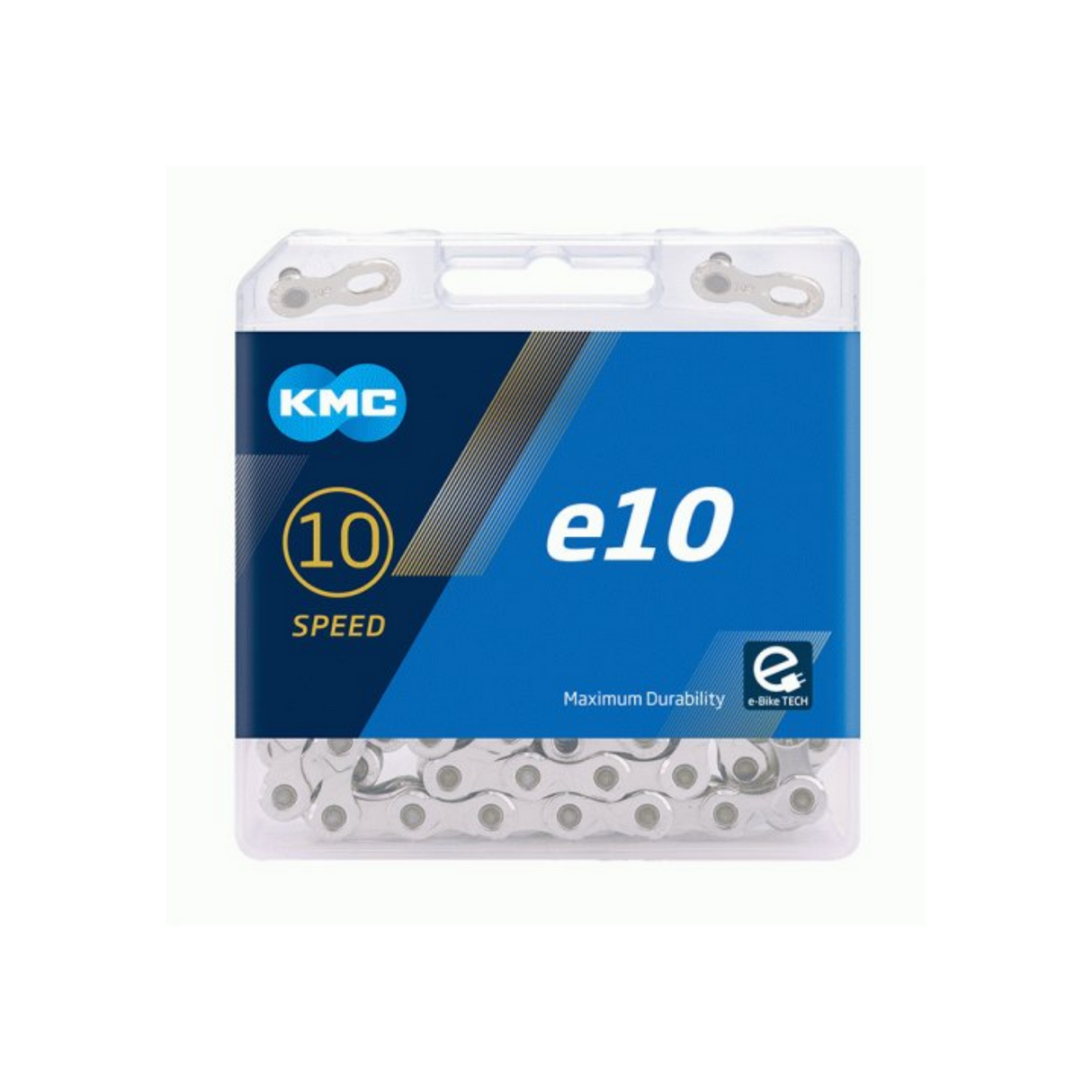 KMC E10 Bicycle chain 122 Silver Silver Shifts