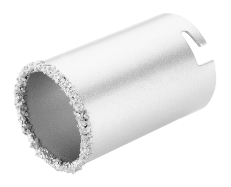 La perceuse diamantée Verto 43 mm, profondeur de perçage 55 mm, peut être utilisée à sec et humide.