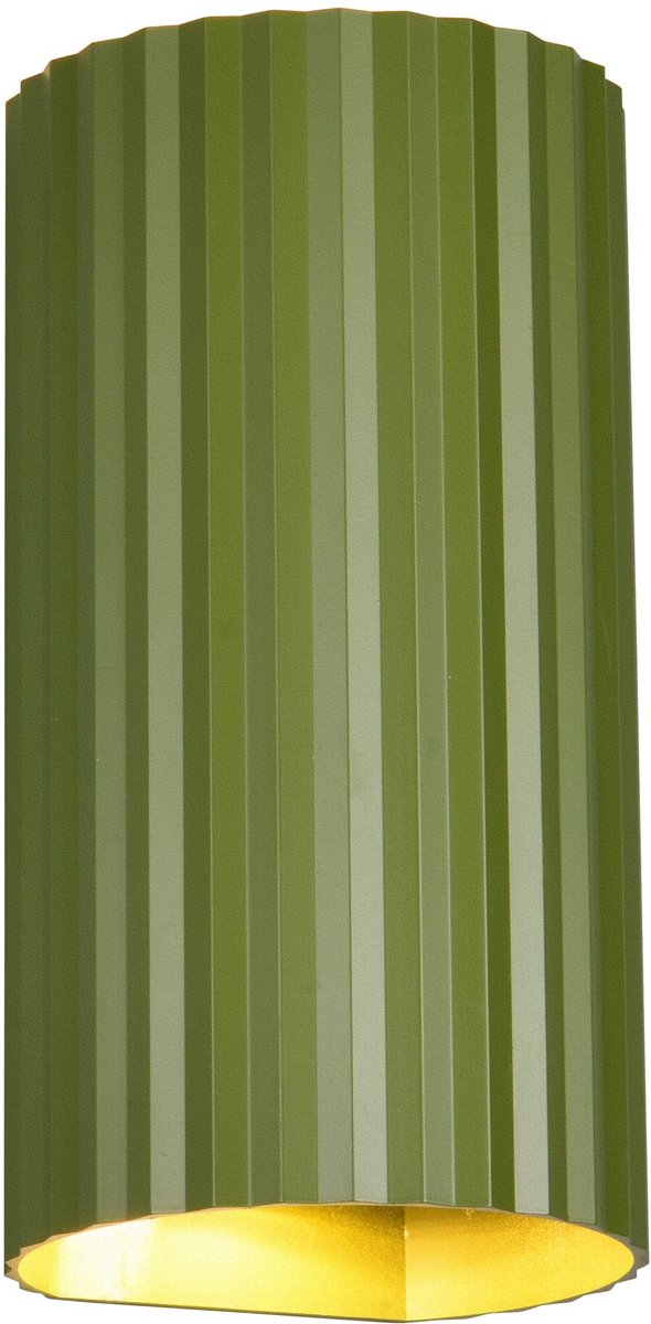 Trio soka - applique - vert - excl. 2x gu10 5 w - éclairage haut et bas - montage mural