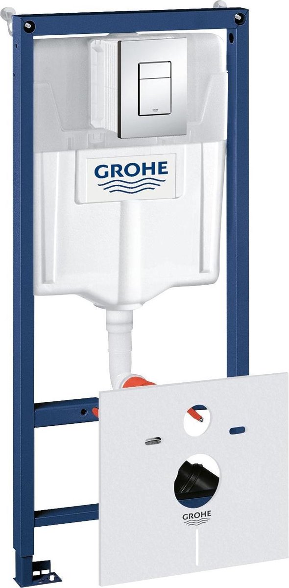 Réservoir encastré Grohe Rapid SL 4 en 1 - pour toilettes suspendues - incl. plaque d'actionnement et isolation phonique