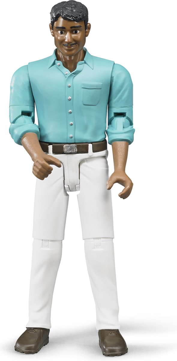 Bruder bworld figure homme pantalon blanc | 2 pièces