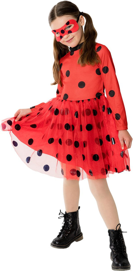Déguisement enfant coccinelle miraculeuse Rubis - - taille 3-4 ans