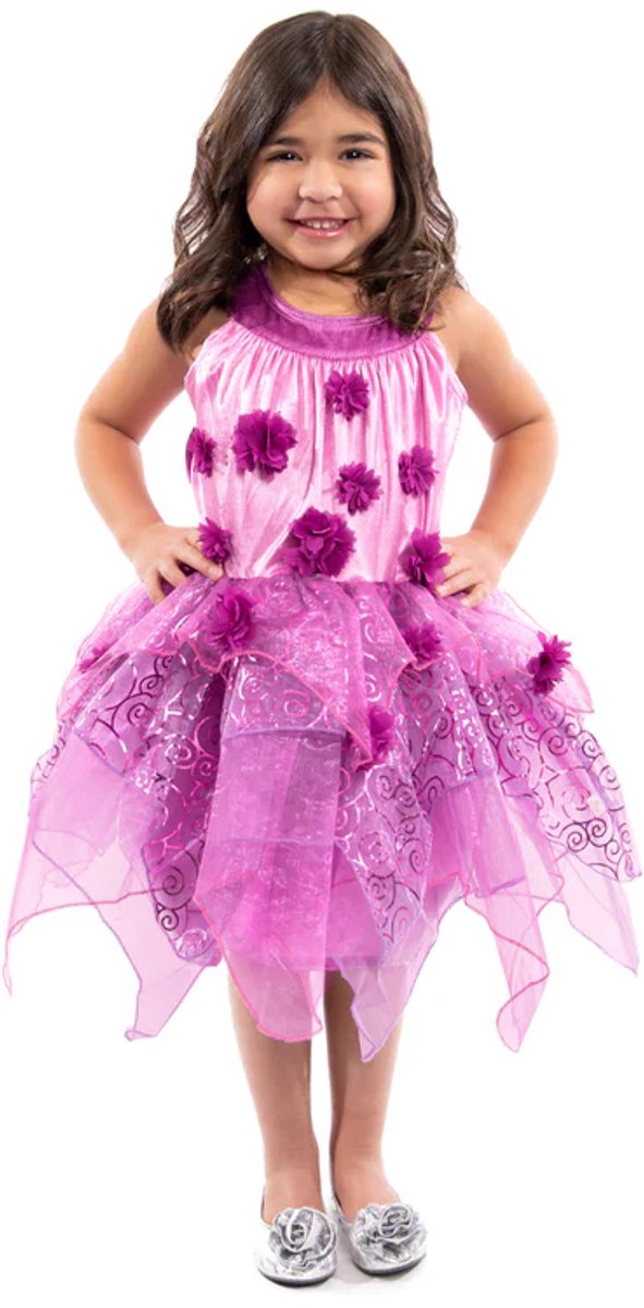 Petites aventures – robe féerique fleurs violettes – taille 98-104