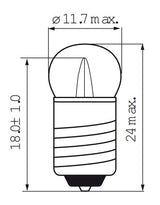 Bosma Lampe 6v 0.05 E10 Velo hannert