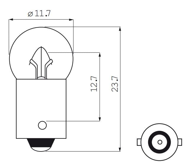 Lampe Bosma 6V 0,05 Baj. vélo