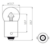 Lampe Bosma 6V 0,05 Baj. vélo