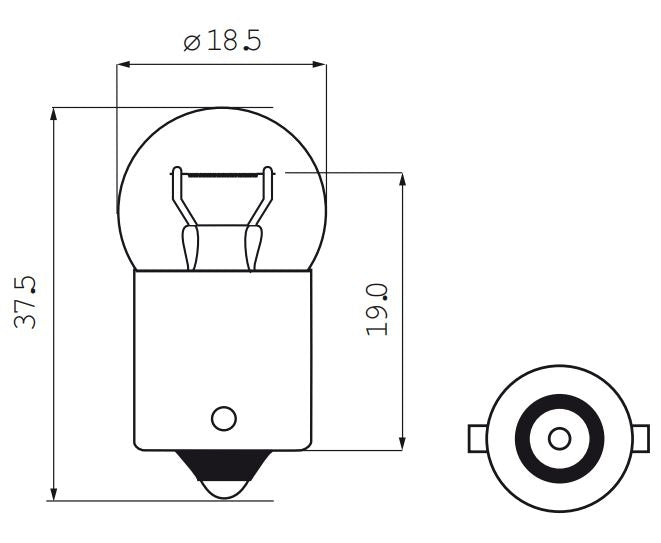 Bosma Lampe 6v-15w Ba15s