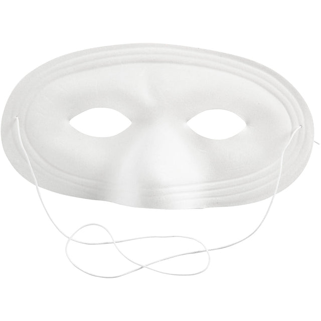 Https : www.ccobby.nl masque-h-10-cm-w-17-5-cm-white-12-piece-1-box