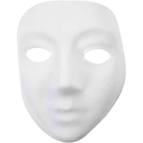 Https : www.ccobby.nl masque-h-17-5-cm-w-14-cm-white-12-piece-1-box