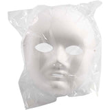 Masque d'entreprise Creativ, h : 22 cm, l : 17 cm, blanc, 1 pièce