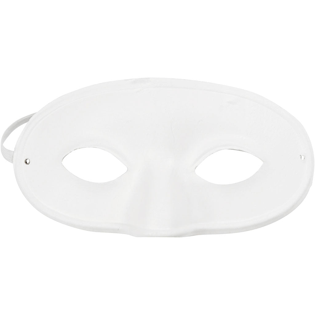 Masque d'entreprise Creativ, h : 9,5 cm, l : 18,5 cm, blanc, 1 pièce