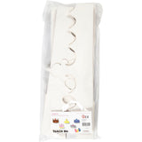 Couronnes Creativ company, h : 10-16,5 cm, l : 60 cm, 230 g, blanc, 50 pièces 1 boîte