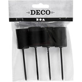 Bougeoir Creativ company, h : 9,5 cm, d 22,5 mm, 4 pièces 1 boîte