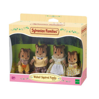 Époque familles sylvaniennes 4172 famille d'écureuils en noyer
