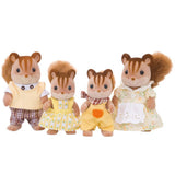 Époque familles sylvaniennes 4172 famille d'écureuils en noyer