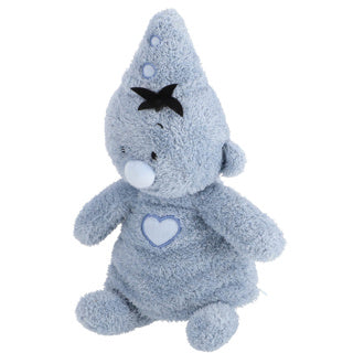 Peluche pelucheuse Bumba - bleu, 35cm