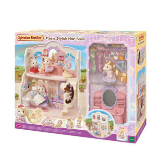 Epoch Sylvanian Family 5642 salon de coiffure poneys