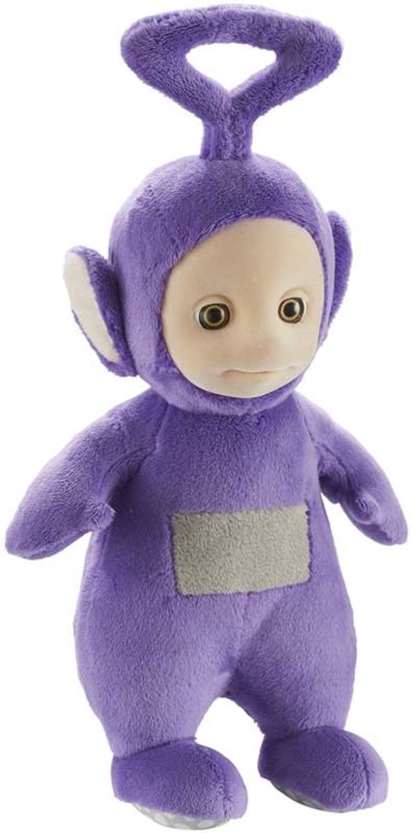 Chillfactor Teletubbies en peluche Tinky Winky parlant en peluche.