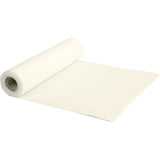 Chemin de table Creativ company en imitation tissu, l: 35 cm, 70 g, crème, 10 m 1 rouleau