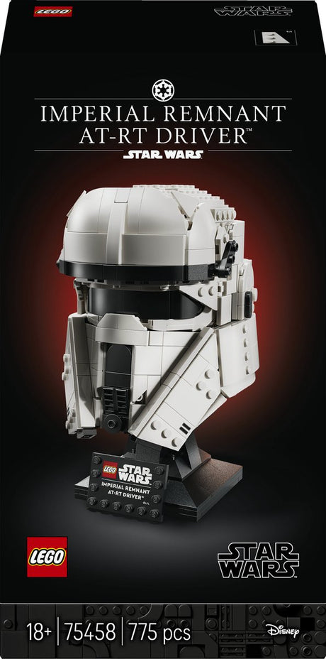 Lego Star Wars Imperial Remnant AT-RT Kit de construction de casque de pilote pour adultes et décoration 75458