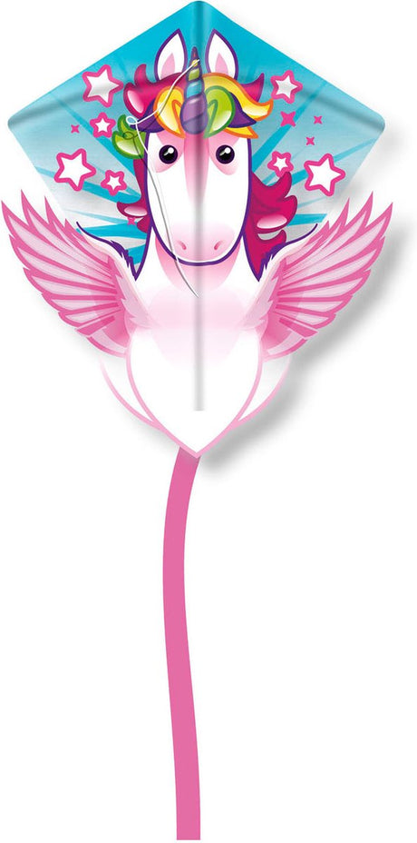 Kites Ready 2 Fly - Pop -Up Nylon Vlieger Unicorn