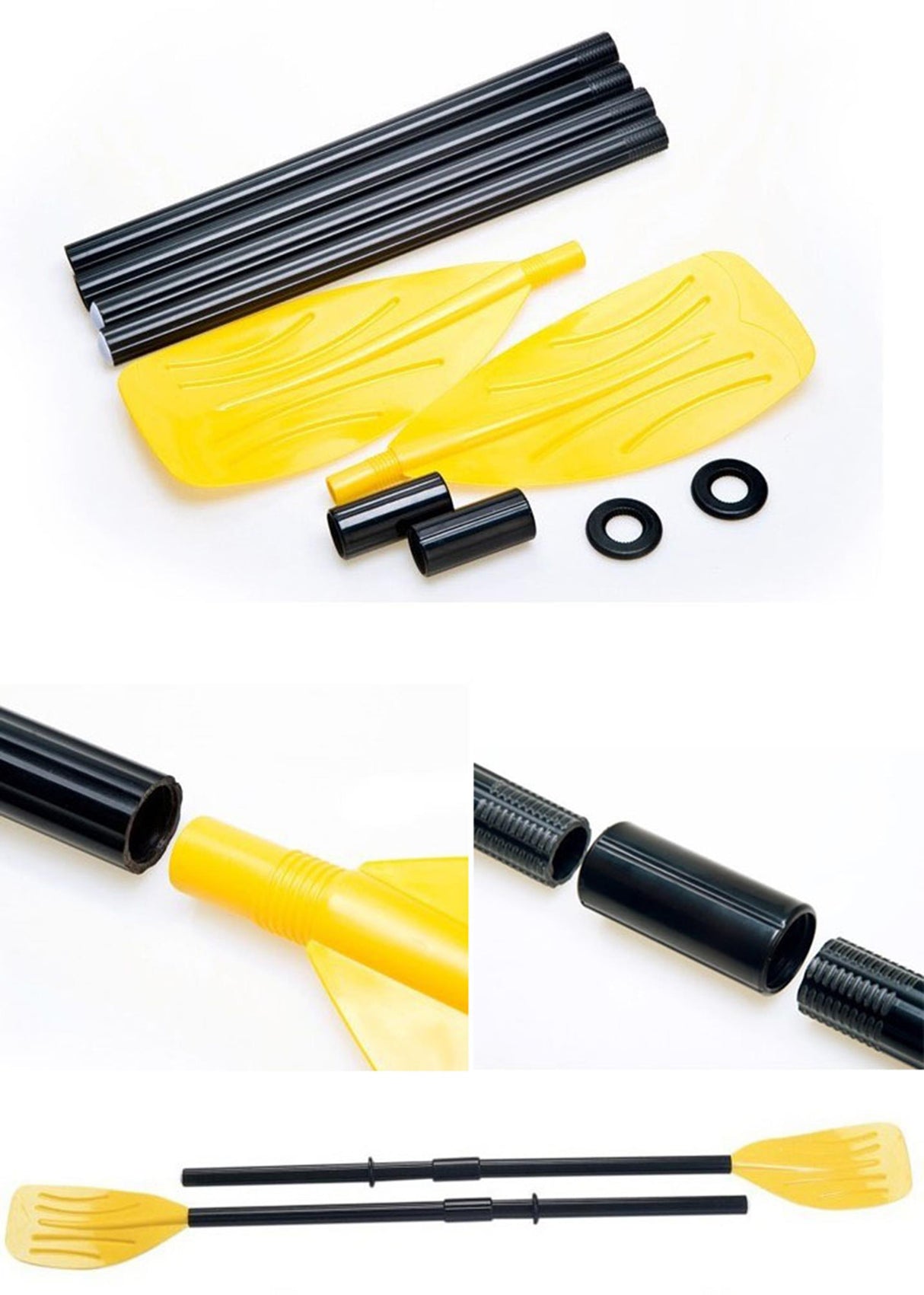 Intex pagaies jaune 122 cm | 2 pièces